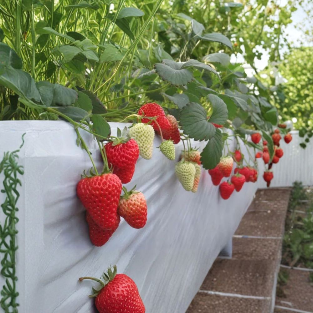 Benihoppe Strawberry Plants – Fragaria × ananassa Live Bare Root 5 Pack | Premium Japanese Strawberries