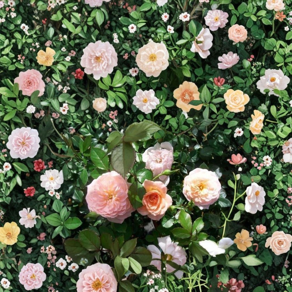 Apricot Drift Rose - Rosa Hybrid Live Shrub | 5 Gallon Disease Resistant Groundcover Rose