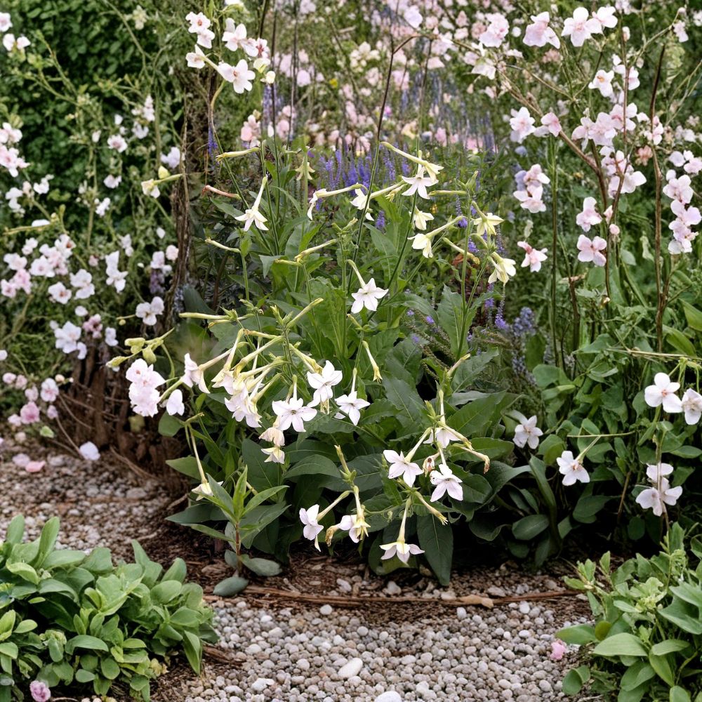 Nicotiana Alata Seeds 1000 - Jasmine Flowering Tobacco Bulk Seeds for Ornamental Gardens