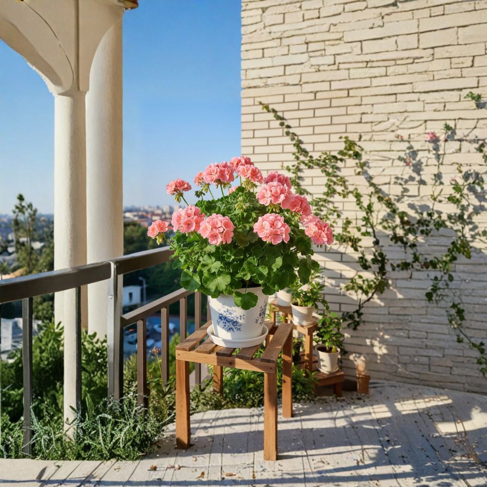 Geranium Flower Seeds – 100PCS Ornamental Garden Seeds for Balcony & Patio