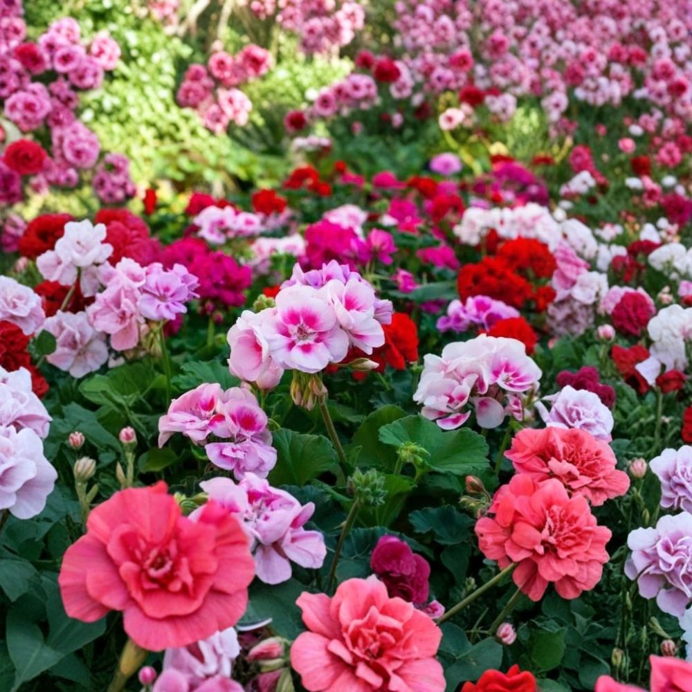 Mixed Color Geranium Seeds – 20+ Rare Perennial Non-GMO Flower Seeds for Indoor & Outdoor Gardens