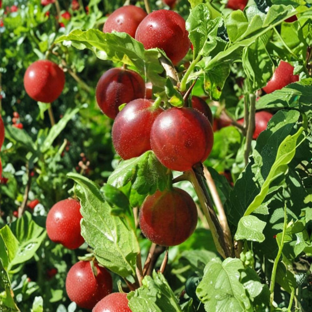 Captivator Gooseberry Live Rooted Plant | Self-Pollinating Berry Shrub Zones 3-8