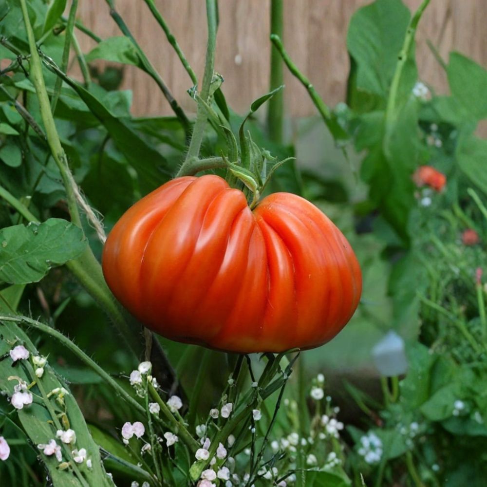 Cuor di Bue di Albenga Tomato Seeds – Organic Italian Heirloom Oxheart Tomatoes | 50 Non-GMO Seeds