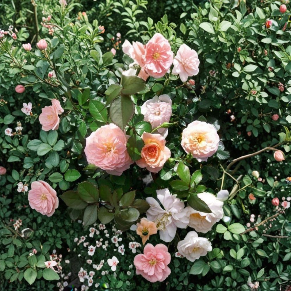 Apricot Drift Rose – 3 Gallon Disease Resistant Groundcover Shrub Rose