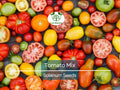 100 Heirloom Tomato Seeds Mix – Colorful Open-Pollinated Lycopersicon esculentum, Non-GMO, Slicing & Cherry Varieties