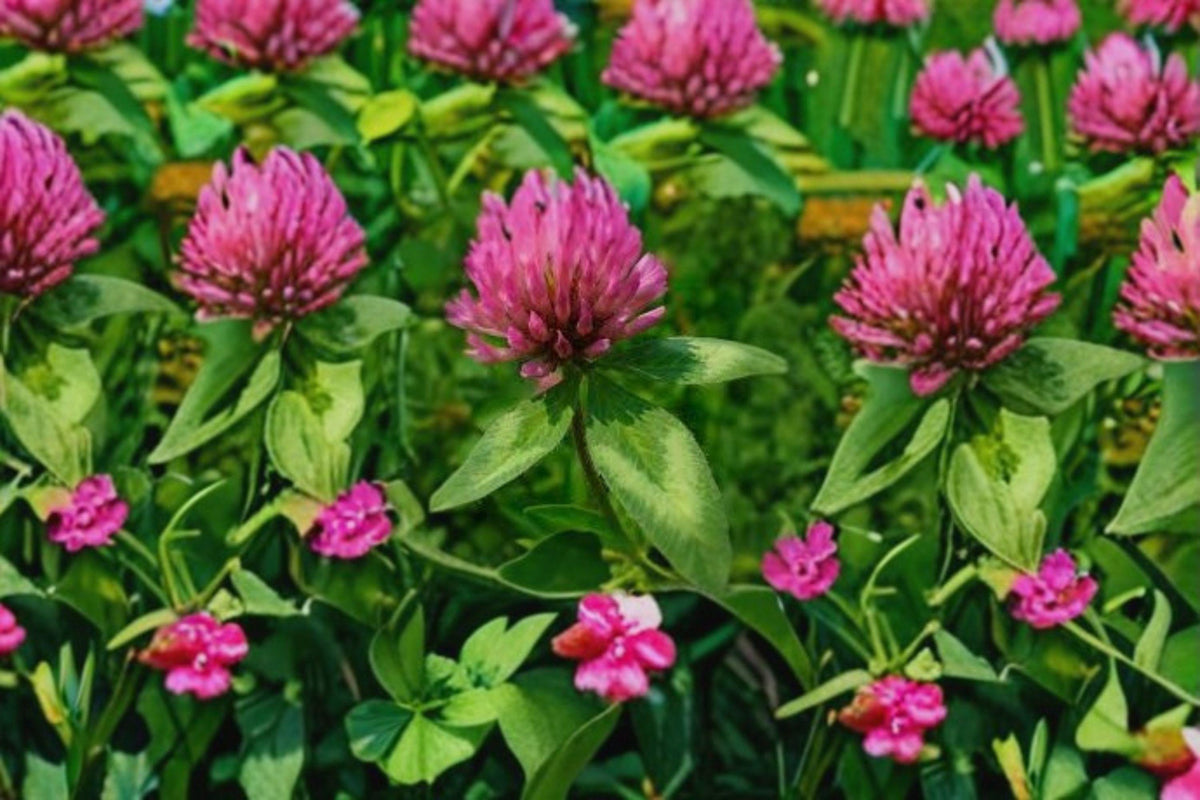 100 Red Clover Seeds – Trifolium pratense Pollinator Plant Cover Crop Nitrogen Fixer for Soil Improvement
