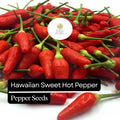 Hawaiian Sweet Hot Pepper Seeds – Heirloom, Non-GMO, Spicy & Sweet, High Yield, Capsicum annuum, 15 Seeds