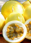 Yellow Passion Fruit Plant in 6" Pot - Passiflora edulis with Frilly Flowers, Self-Pollinating, Ideal for Trellis or Hanging Basket
