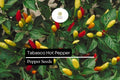 Tabasco Hot Pepper Seeds, Medium-Hot, Non-GMO, Capsicum frutescens, 250mg Packet
