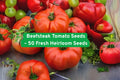 Beefsteak Tomato Seeds - 50 Heirloom Non-GMO Vegetable Seeds for Slicing & Cooking - Solanum lycopersicum