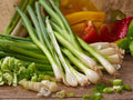 White Lisbon Green Onion Seeds – Heirloom Bunching Onion, 50 Seeds for Fresh Salad and Cooking