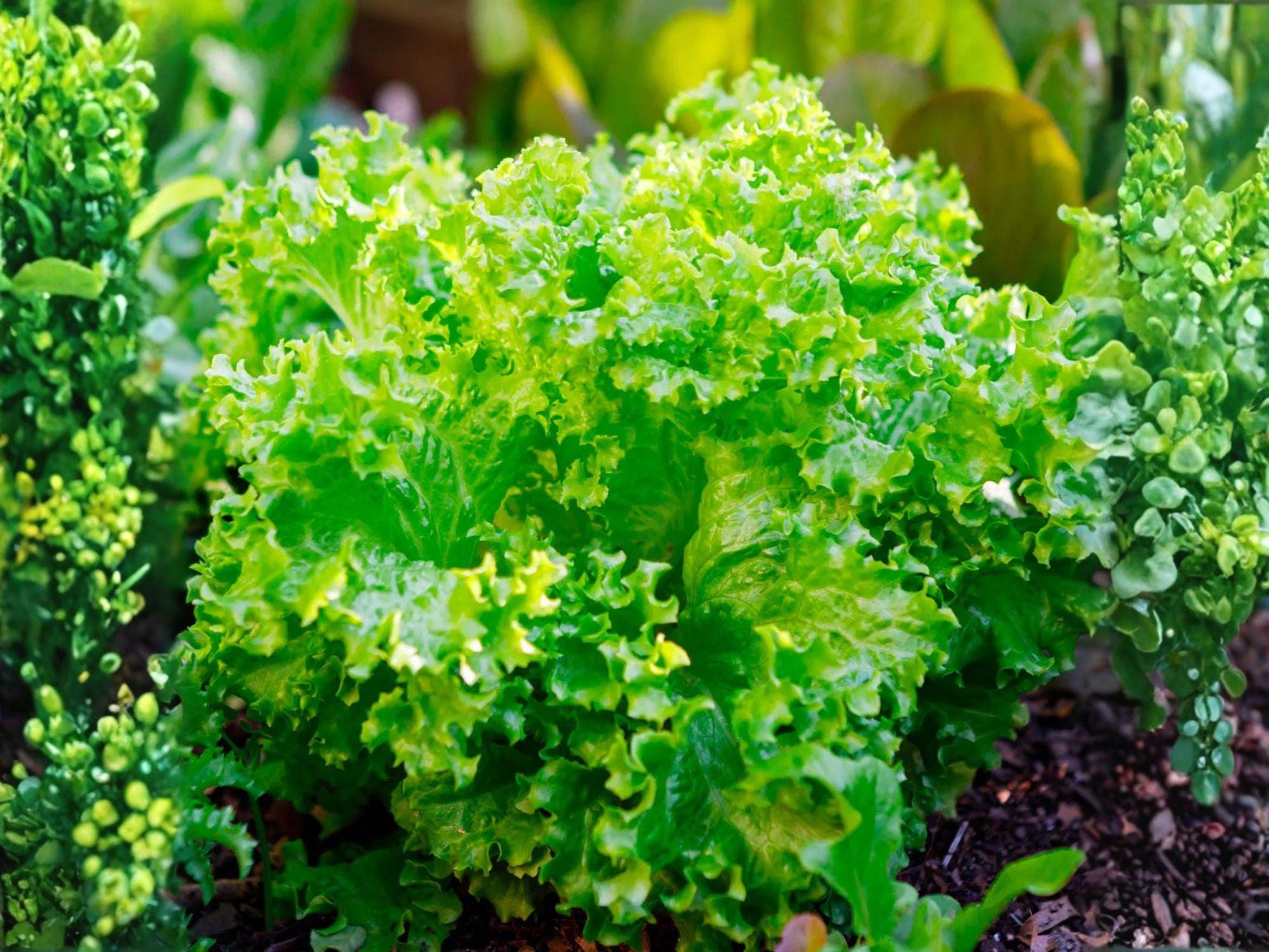 1000 Broadleaf Batavian Endive Seeds – Heirloom Leafy Green for Salad Gardens, Cool-Season Planting, Gourmet Kitchen Gardens
