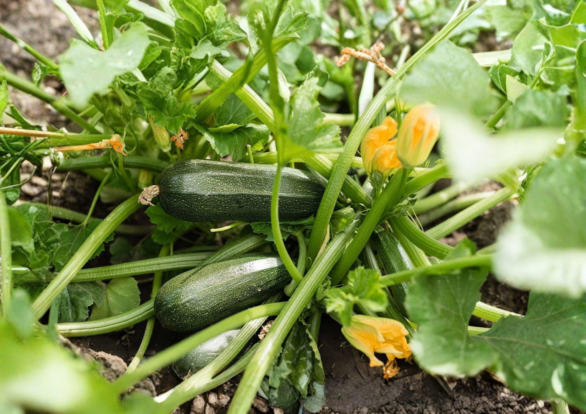 Dark Green Zucchini Seeds – Heirloom Summer Squash, Tender Vegetable, 10 Seeds for Home Garden, High Yield, Easy to Grow