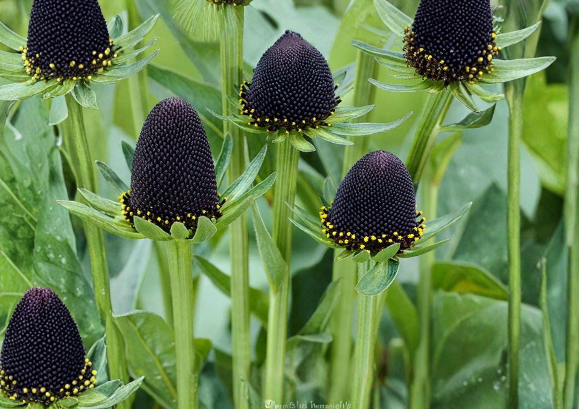 Western Coneflower Seeds – Rudbeckia occidentalis, Native Perennial with Dark Central Cones, Pollinator-Friendly Wildflower, 75 Seeds