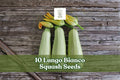 Lungo Bianco Squash Seeds – Summer Garden Vegetable, Pale Green, Cucurbita pepo, Easy to Grow, 10 Pack