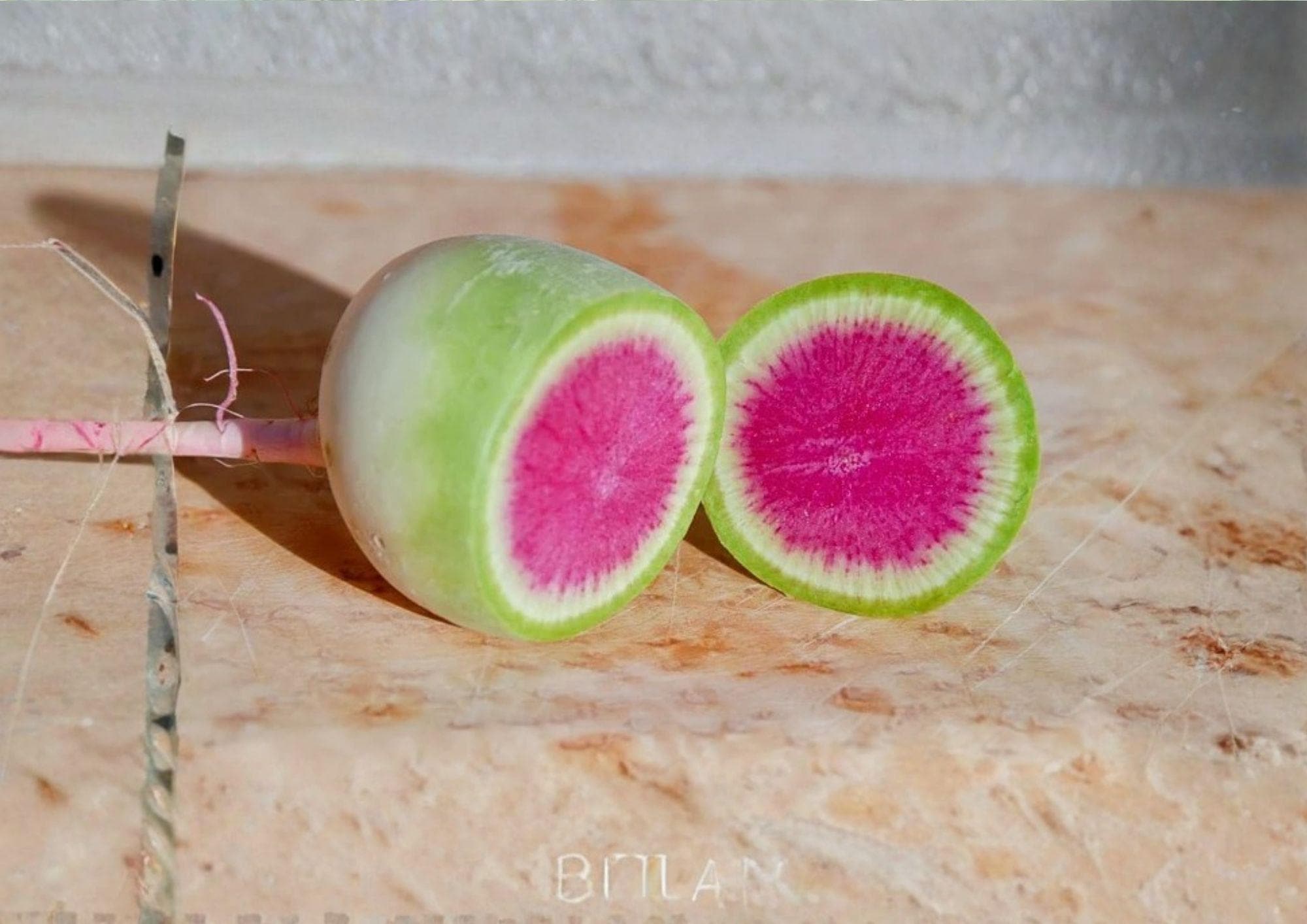 Watermelon Radish Seeds Non-GMO Vegetable Seeds for Garden Planting, Pink Center, Heirloom Variety