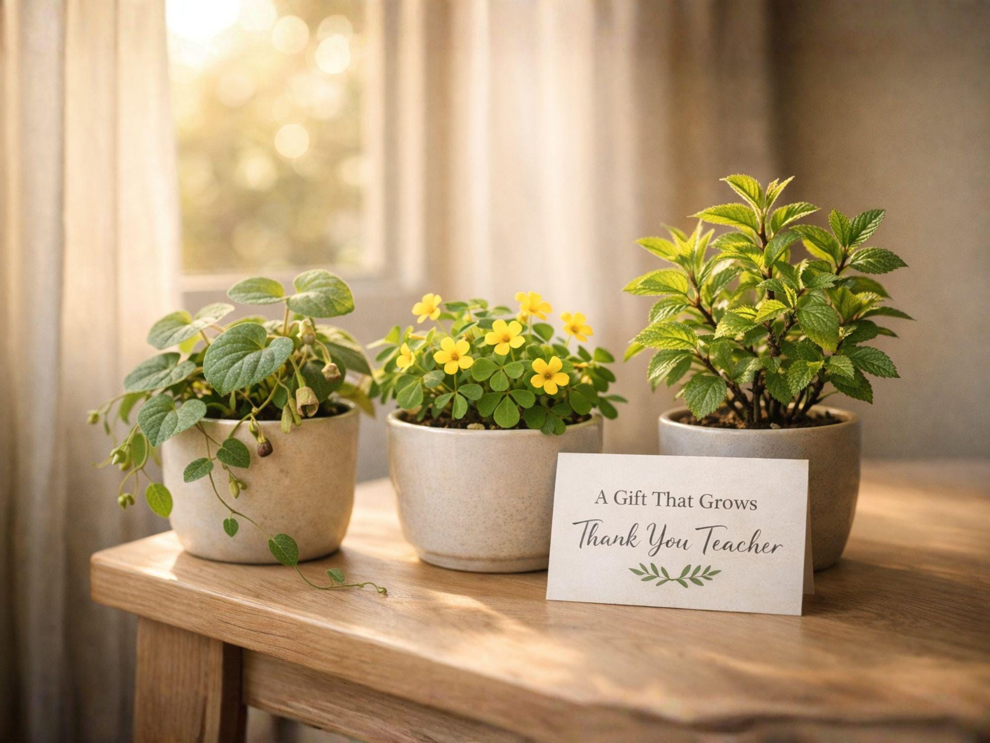 Heirloom Non-GMO Seed Bundle for Teachers – Easy Grow Garden Set with 3 Varieties Including Dutchman’s Pipevine, Oxalis, and Nanking Cherry