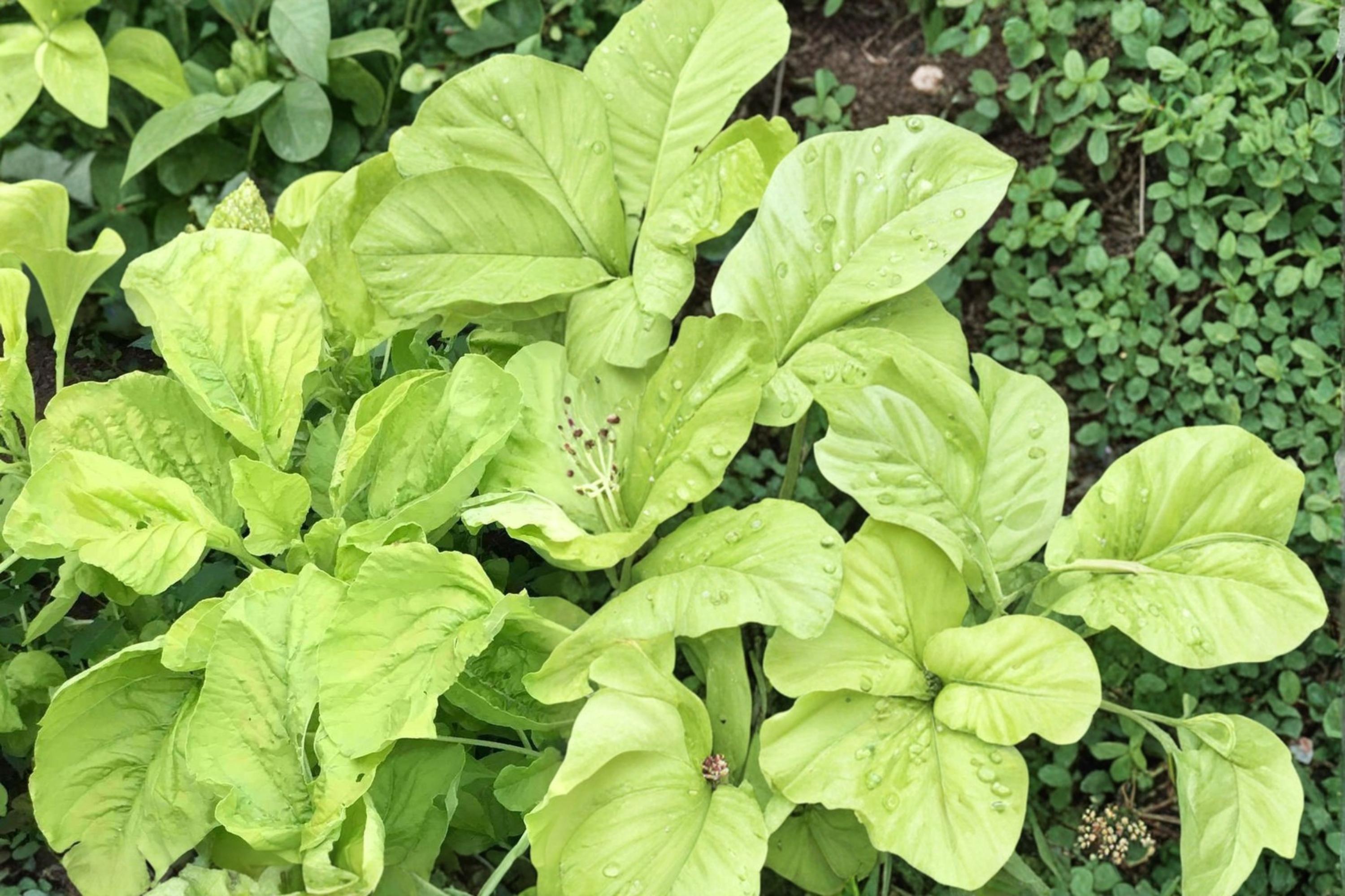 White Leaf Amaranth Seeds – Amaranthus mangostanus, Herbaceous Annual, Green Foliage, Fast-Growing Garden Plant, 500 Seeds
