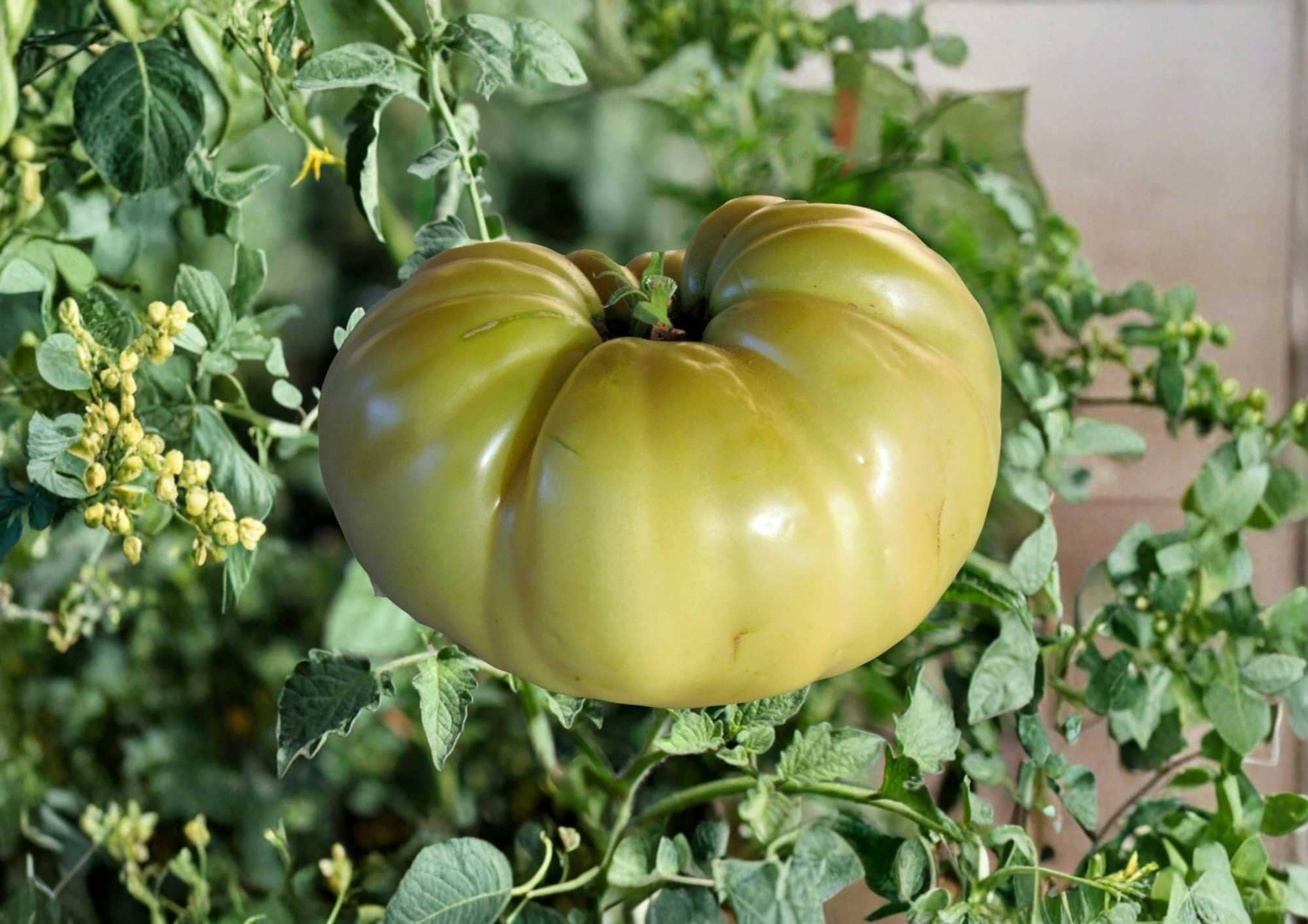 30+ Great White Tomato Seeds – Heirloom Non-GMO Rare Beefsteak Variety for Garden Planting
