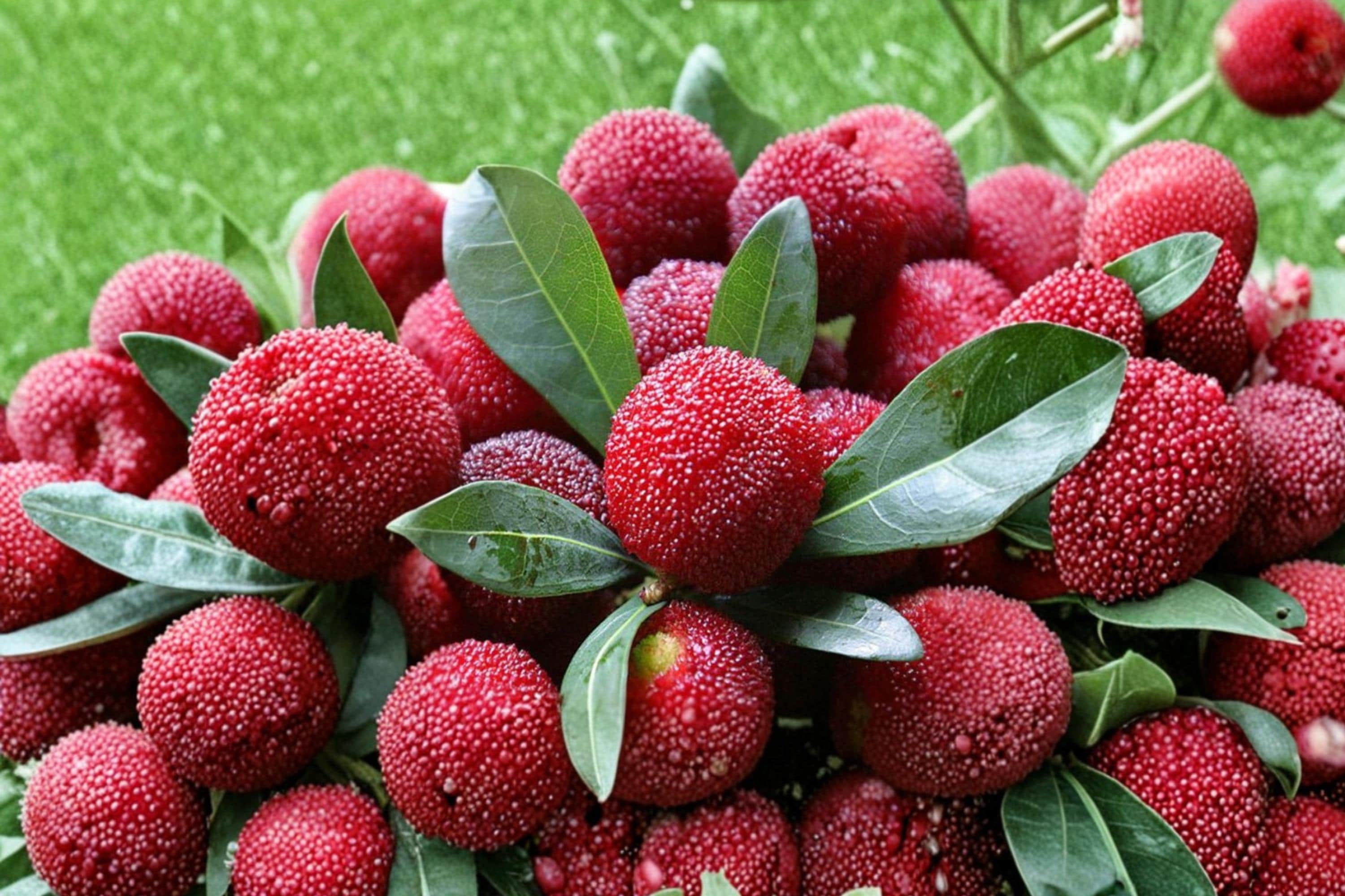 Yumberry Tree Seeds, Myrica rubra, Evergreen Fruit Tree, Edible Berries, Tropical Garden Plant, Warm Climate Plant