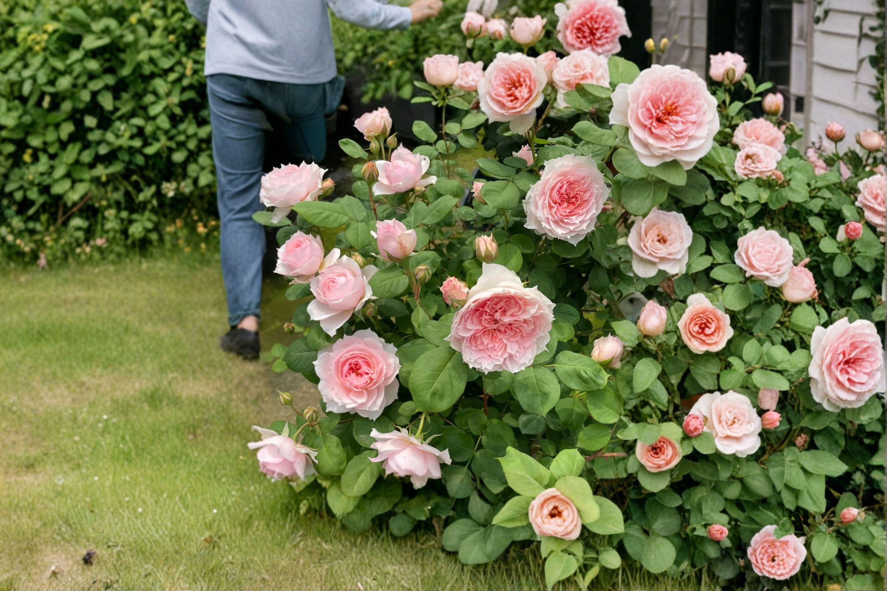 Monique Darve Rose Cuttings – Rosa hybrid, Pink Flowering Shrub for Grafting & Propagation