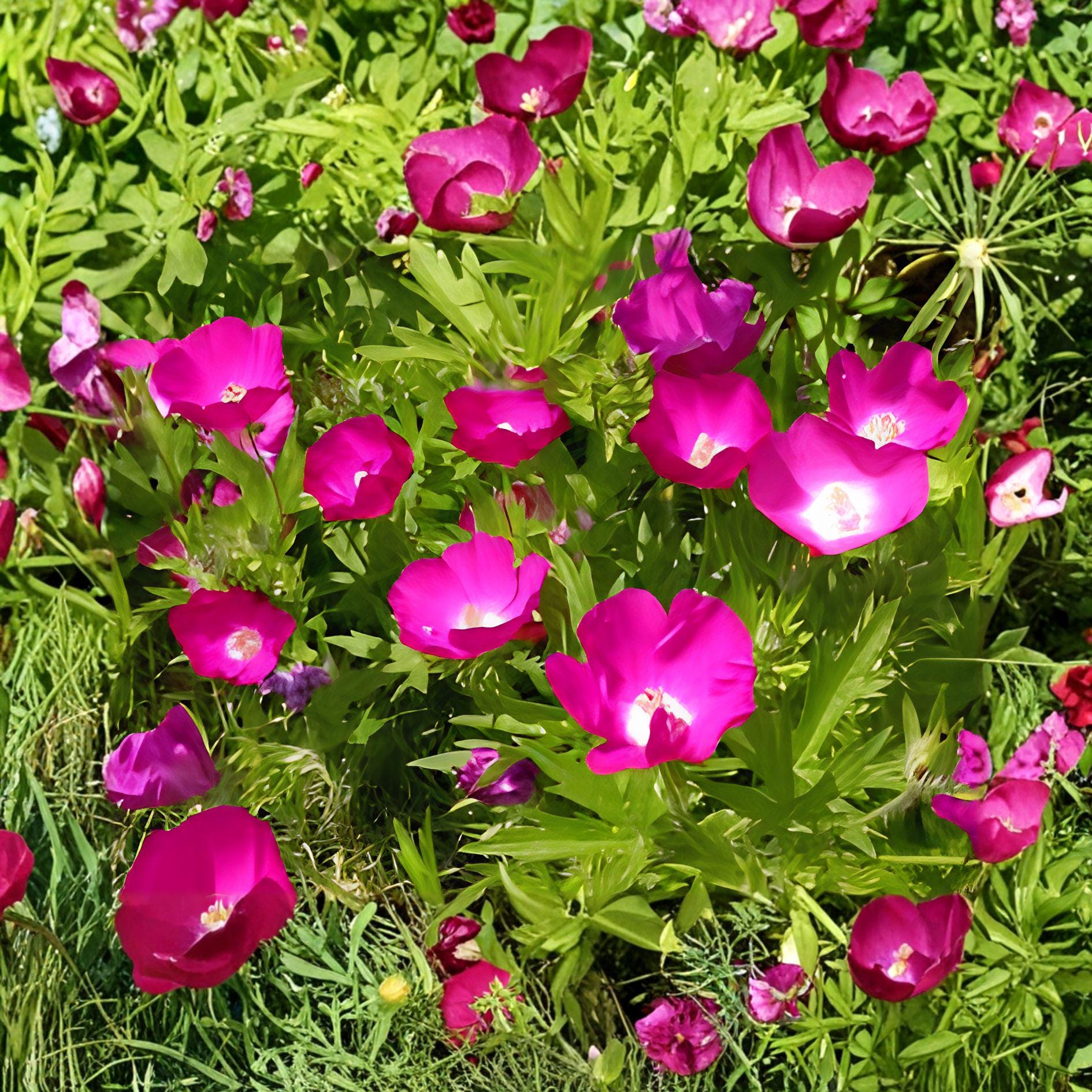 Purple Poppy Mallow Seeds – Callirhoe involucrata Native Perennial for Pollinator Gardens & Wildflower Landscaping (10 Seeds)