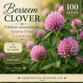 Berseem Clover Seeds, Heirloom Non-GMO Egyptian Clover, Trifolium alexandrinum, Cover Crop, Pollinator Planting, Garden Seeds
