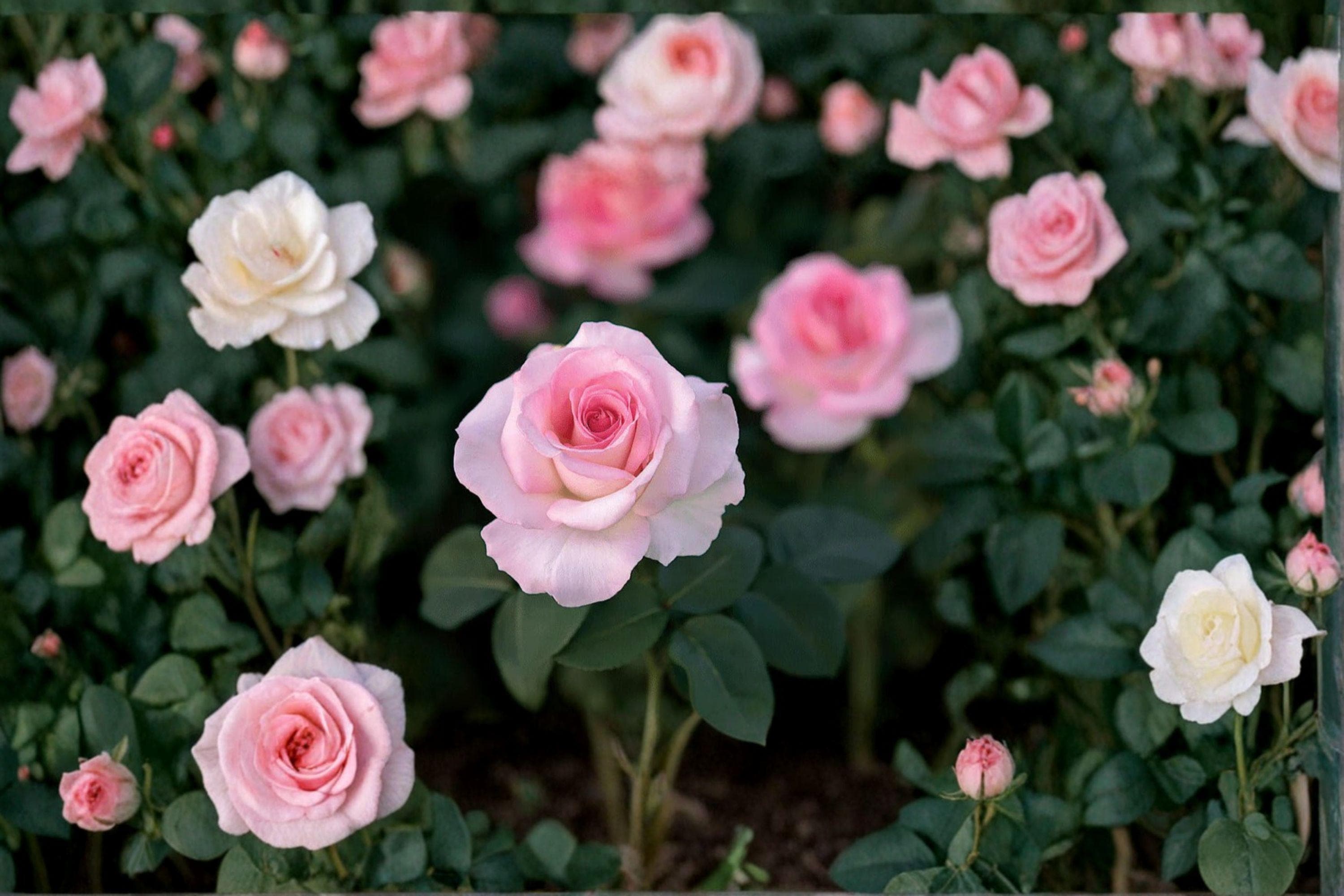 Pink Promise Rose Cuttings – Rosa hybrid, Pink Flowers, Propagation Grafting, Flowering Shrub for Garden, Full Sun