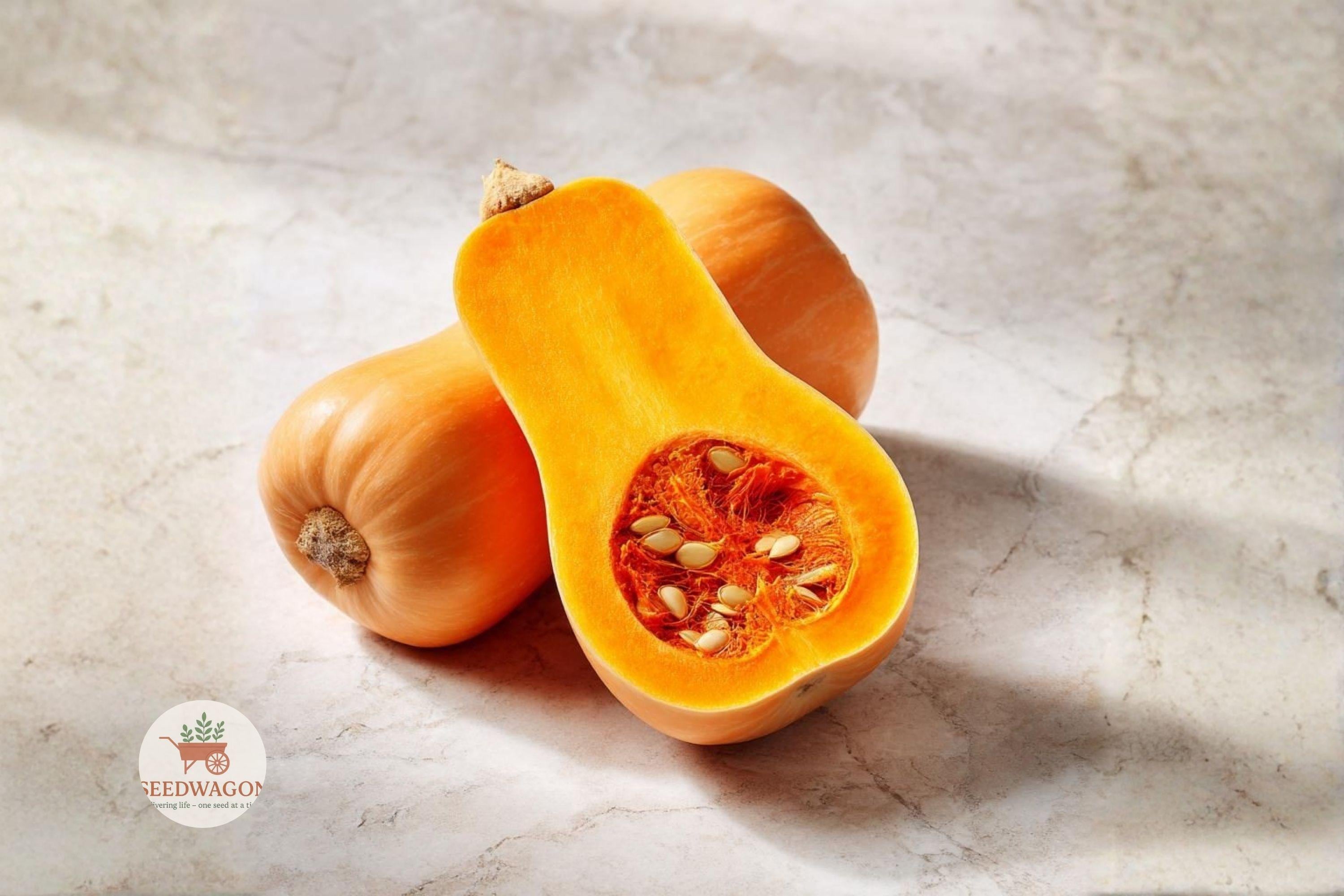Waltham Butternut Squash Seeds – Heirloom Cucurbita moschata Non-GMO Vegetable Garden 100 Seeds