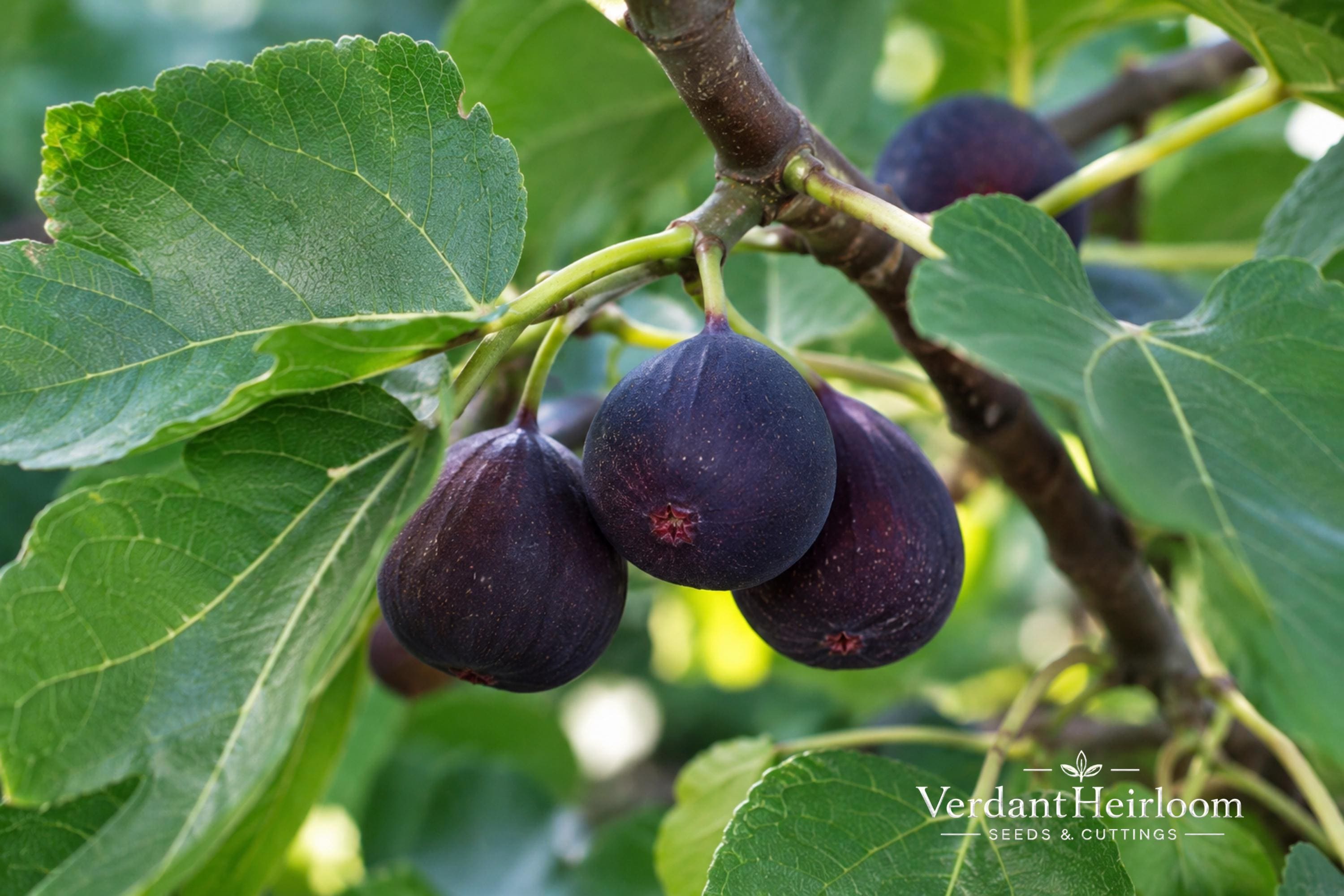 LSU Purple Fig Rooted Cutting – Ficus carica, Compact Fruiting Plant for Edible Gardens & Containers