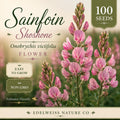 Sainfoin Shoshone Seeds - Heirloom, Non-GMO Pollinator Flower Seeds - Onobrychis viciifolia for Garden, Wildflower, Naturalized Landscape