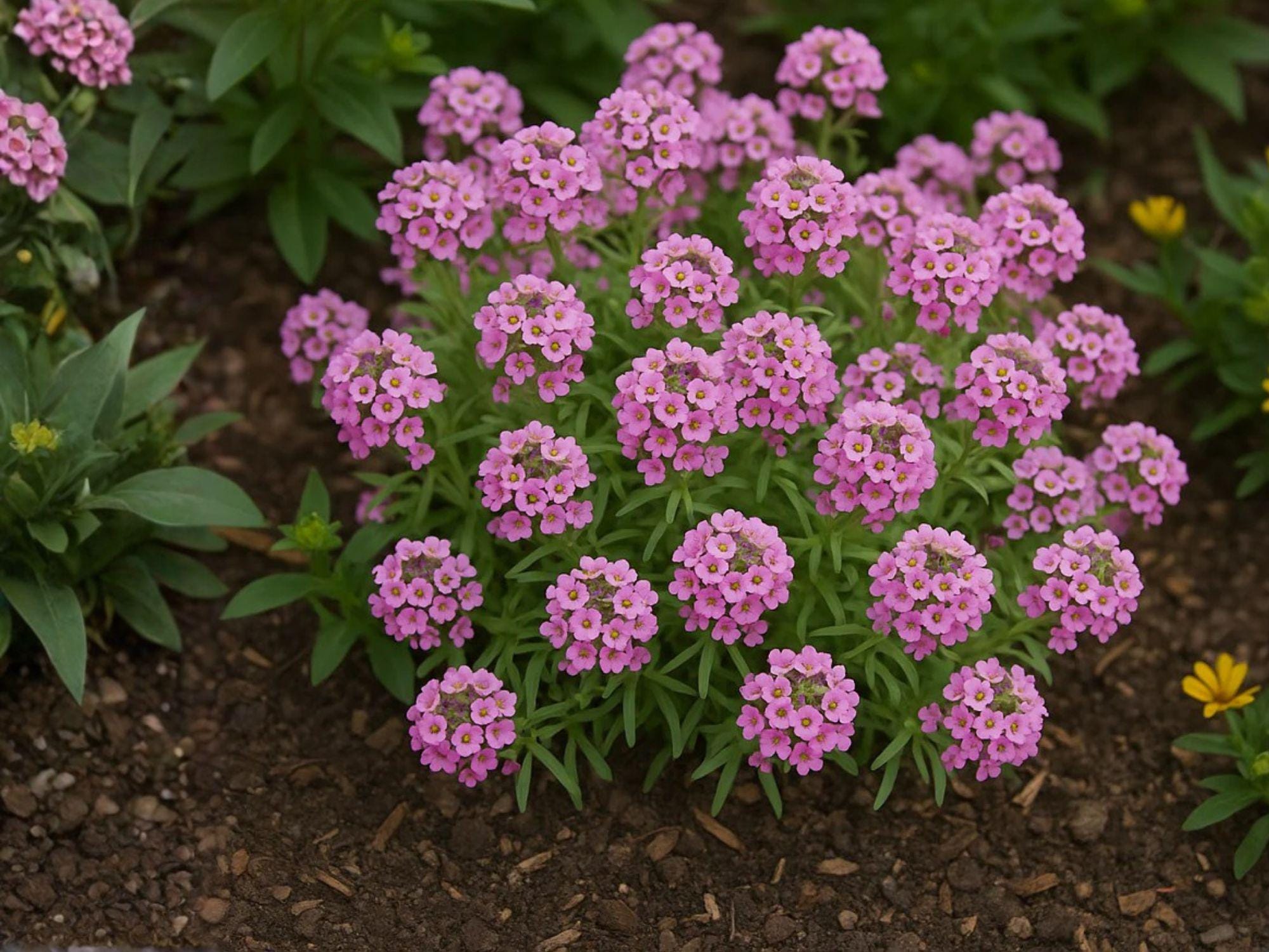 Pink Sweet Alyssum Seeds | Lobularia Maritima Dwarf Pink Flowering Groundcover | 100 Seeds