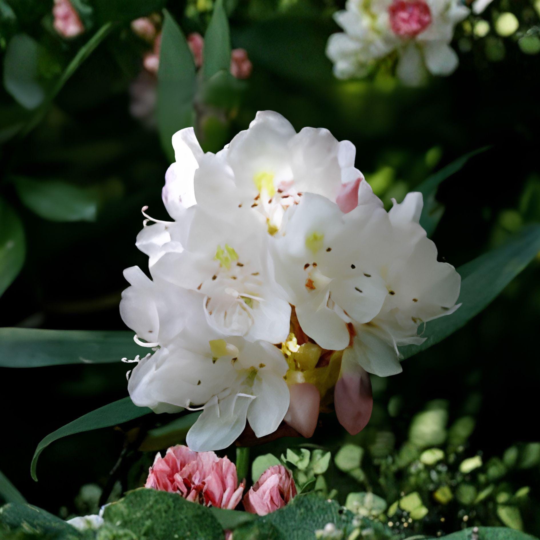 Great Laurel Plant | Rhododendron maximum | Evergreen Flowering Shrub | Bare Root Live Plant for Shade Gardens