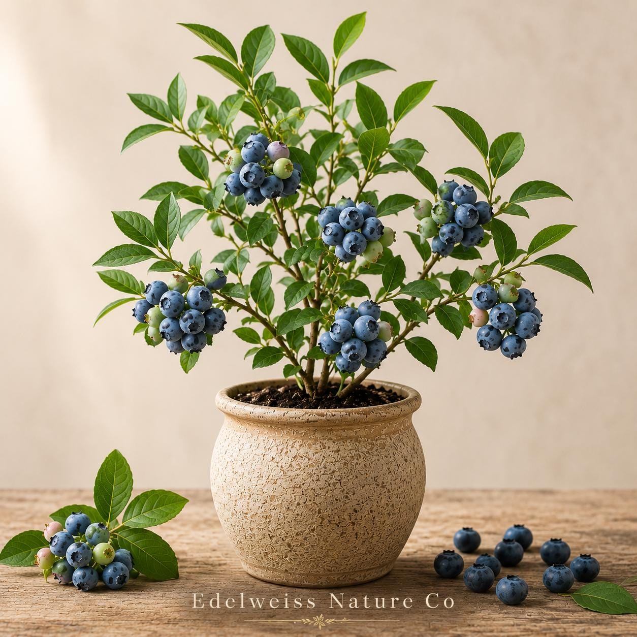 Chandler Blueberry Starter Plugs | Vaccinium corymbosum Bare Root Plants | Edible Berry Garden Plants for Home Gardens