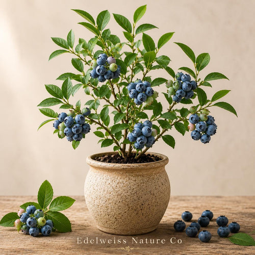 Chandler Blueberry Starter Plugs | Vaccinium corymbosum Bare Root Plants | Edible Berry Garden Plants for Home Gardens