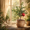 Salavatski Pomegranate Live Starter Plant, Edible Fruit Tree, Punica granatum, Ornamental & Fruitful Garden Shrub