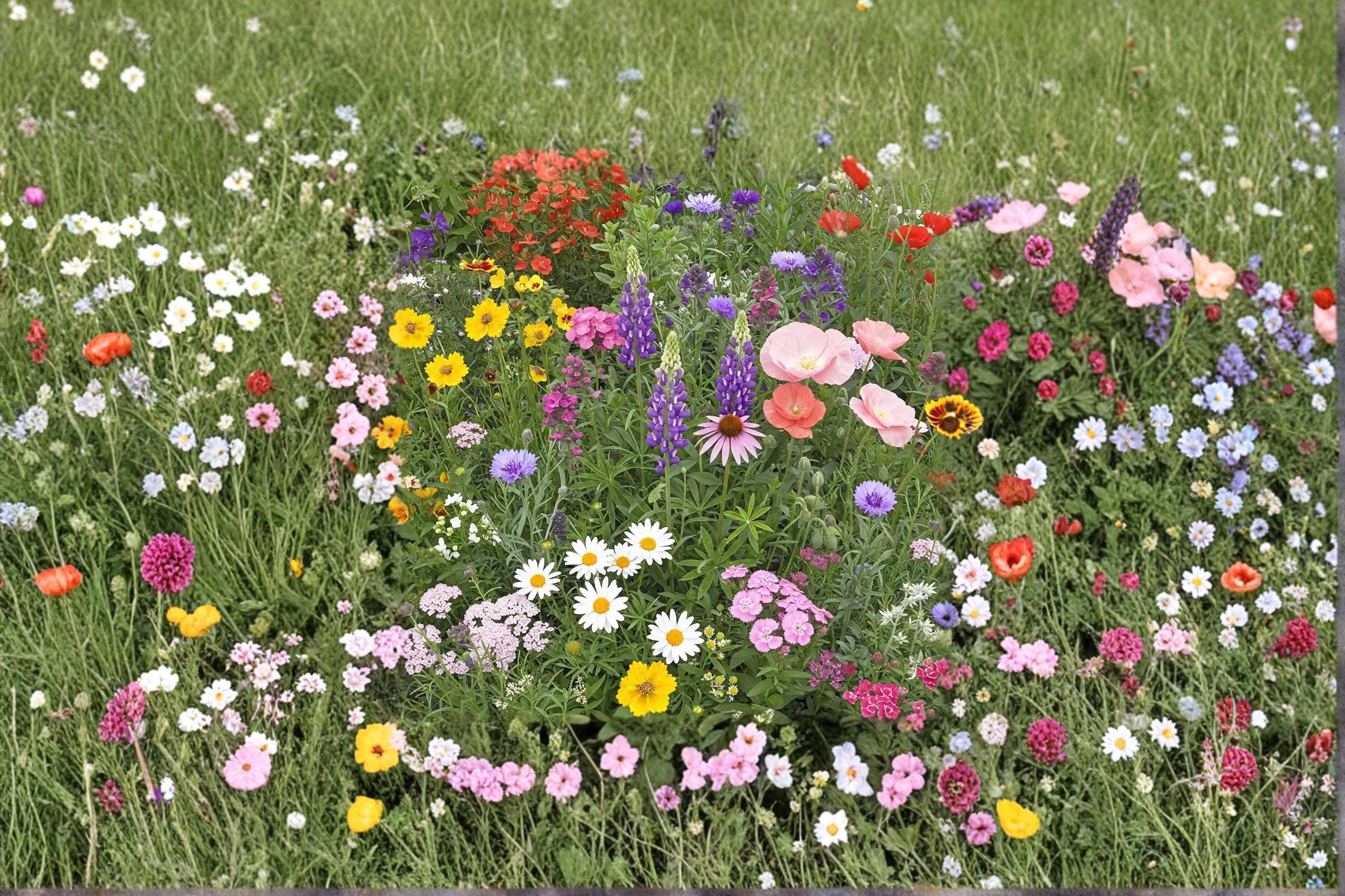 Perennial Wildflower Seed Mix Kit – Mixed Species for Naturalized Gardens, Pollinator Plants, Flowering Landscape, USDA Zones 3-9