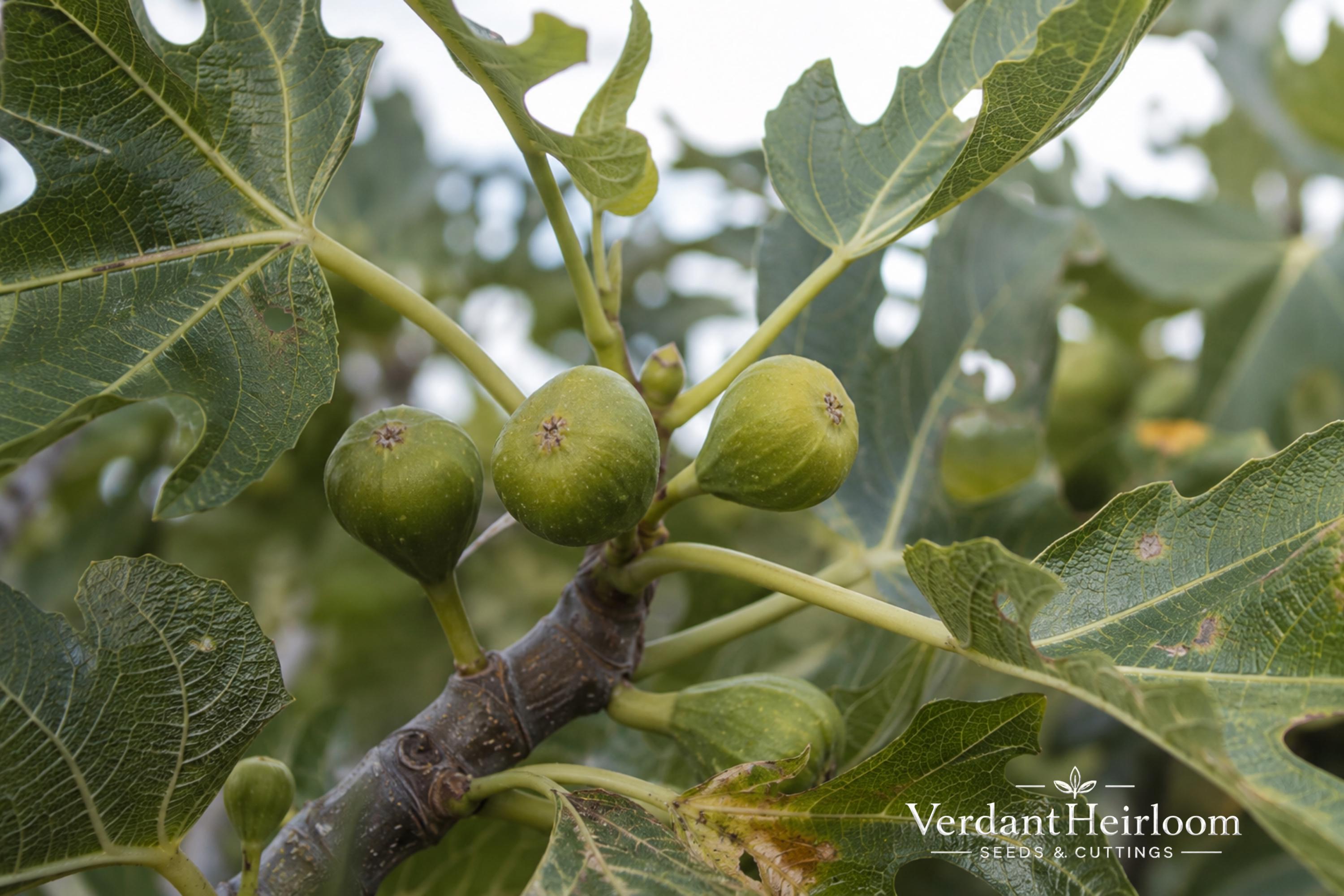 Olympian Fig Rooted Cutting – Ficus carica 'Olympian' – Fruiting Purple Fig Plant – Cold-Hardy Edible Garden Plant