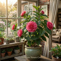 April Kiss Camellia japonica Starter Plant | Evergreen Flowering Shrub for Shade Gardens