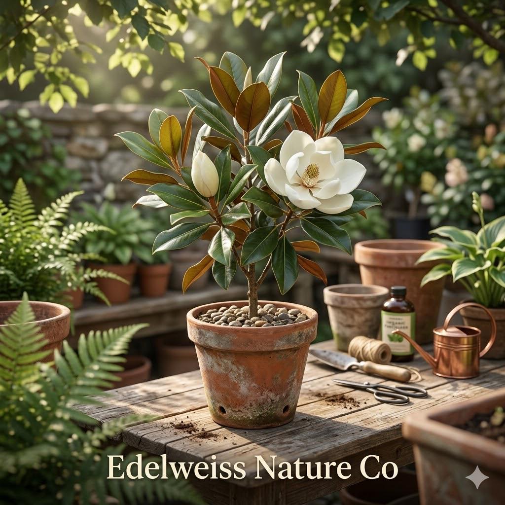 Southern Magnolia Tree Bare Root | 12-24 Inches | Fragrant White Flowers | Magnolia grandiflora