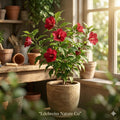 Red Althea Rose of Sharon Hibiscus Bare Root Plant | 12-24 Inch Ornamental Shrub | Hibiscus syriacus Flowering Bush