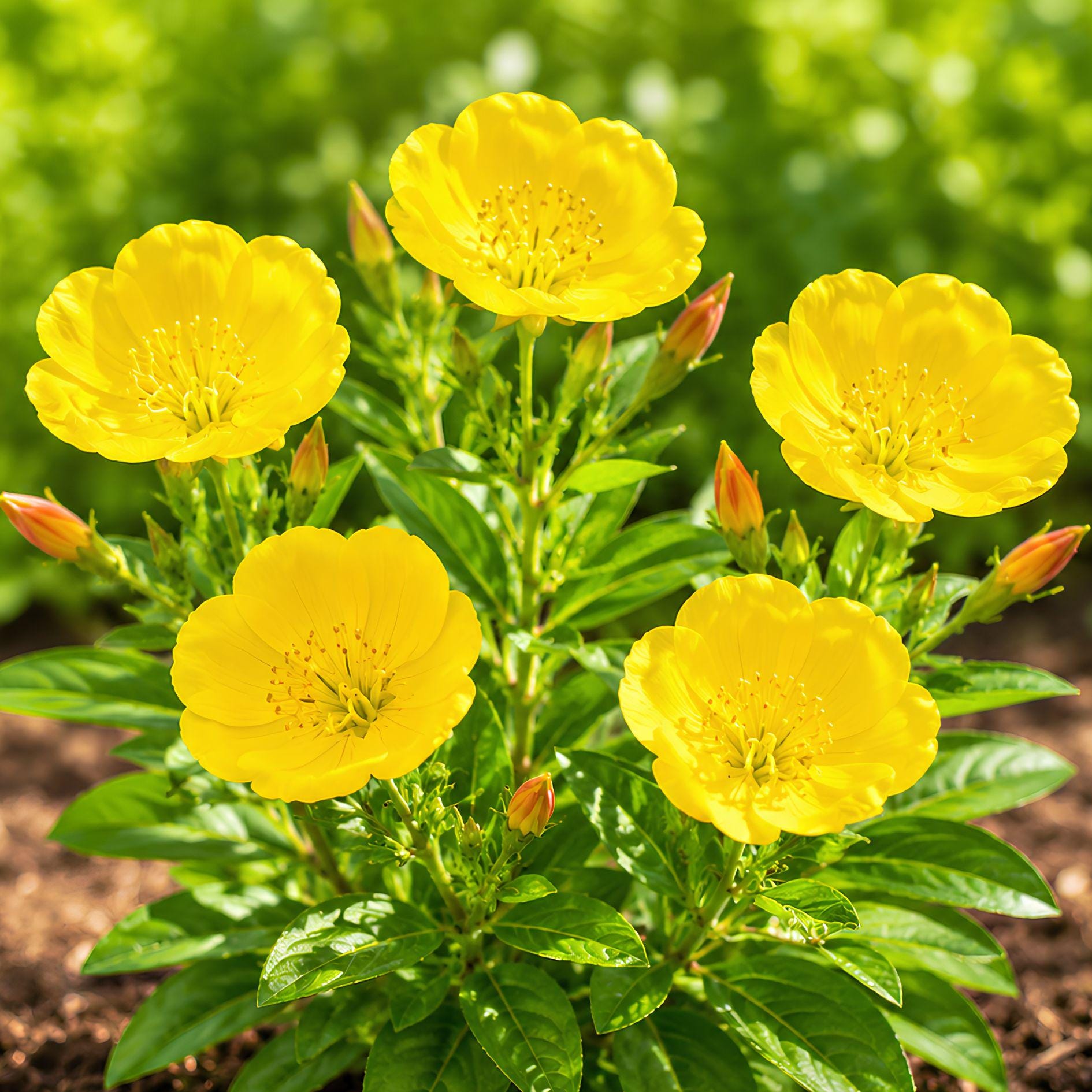 Evening Primrose Seeds | Wildflower Pollinator Plant | Oenothera lamarckiana | Native Flower Seeds for Gardens