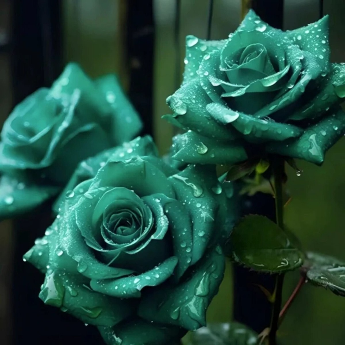 20pcs Scottish Green Rose Seeds - Non-GMO Heirloom Variety with Green Blooms for Garden, High Germination, Planting Instructions
