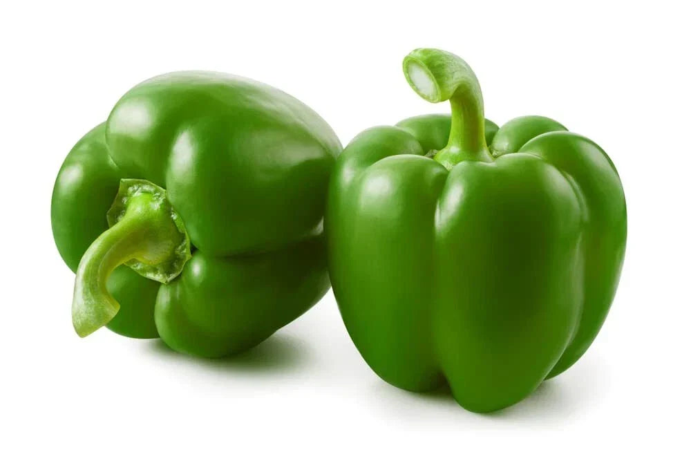 Large Green Pepper Seeds - 100+ Capsicum annuum for Gardening & Cooking, Versatile, High Yield, Easy to Grow