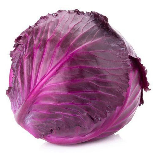 Red Acre Cabbage Seeds, Non-GMO Brassica Oleracea, Vegetable Seeds for Garden, 300+ Premium Seeds, USA Grown