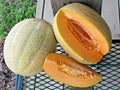 Jumbo Cantaloupe Seeds - Heirloom Melon Variety - 40+ Seeds - Cucumis melo - Sweet, Juicy, Large Fruit for Summer Garden