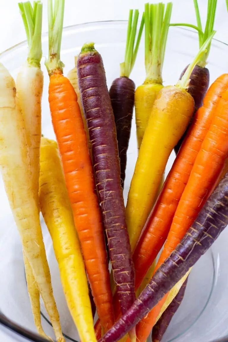 Rainbow Carrot Seeds, Non-GMO Heirloom Variety, Daucus carota, 200 Seeds, Colorful Vegetables for Garden or Containers