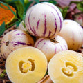 Pepino Melon Seeds - 10 Pack, Exotic Solanum muricatum, Sweet Cucumber, Melon Pear, Fruit Seeds for Home Garden & Container Planting