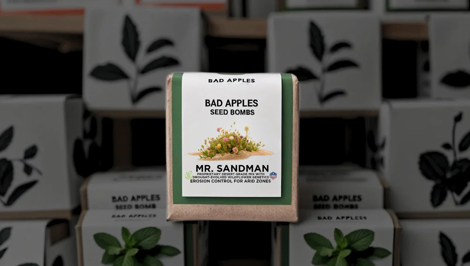 Seed Bombs for Erosion Control – MR. SANDMAN™ Bad Apples Native Drought-Resistant Seeds Pack