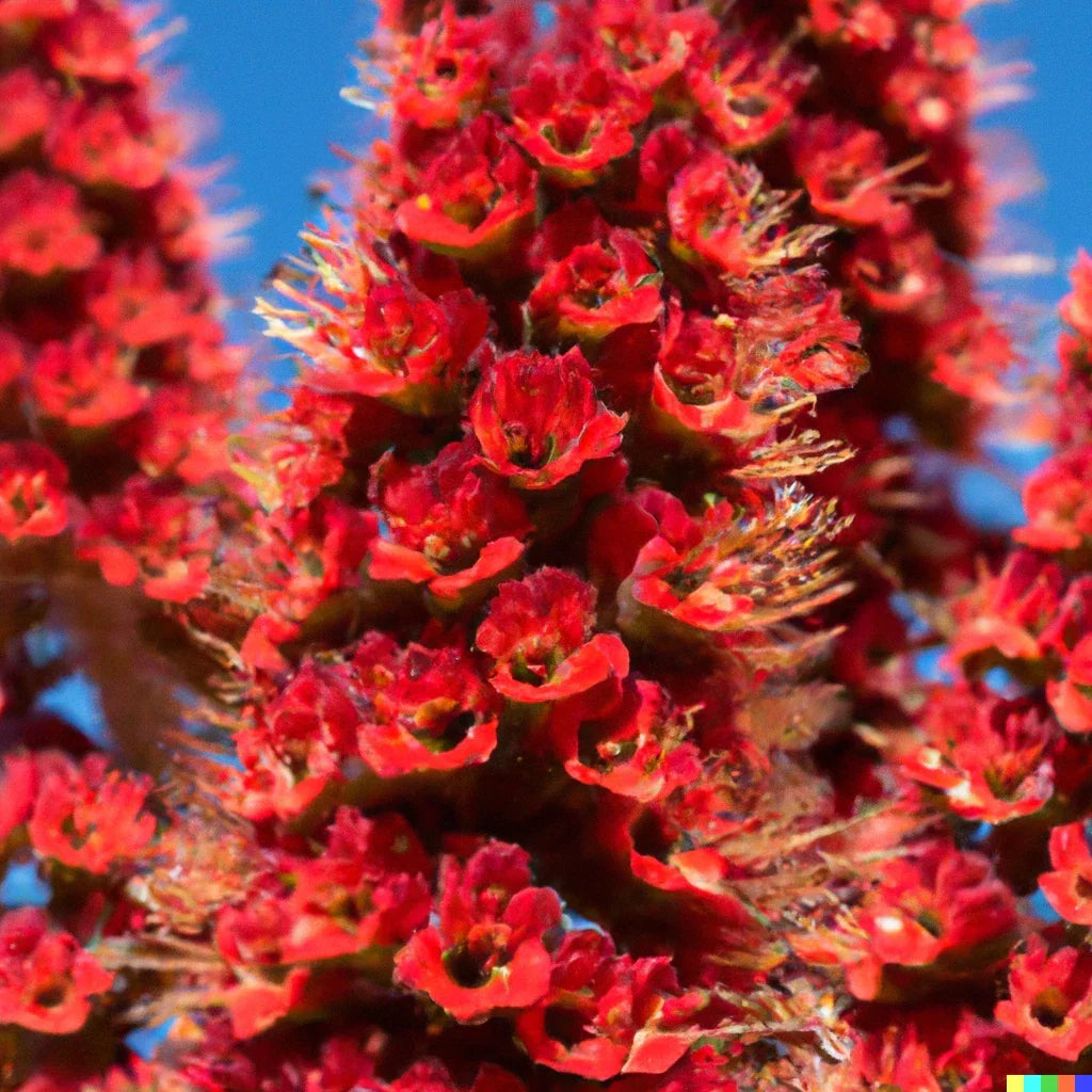 50 Tower of Jewels Red Bugloss Seeds – Echium Wildpretti, Tropical, Deer Resistant, Perennial, Full Sun, Garden Bed, 50 Seeds